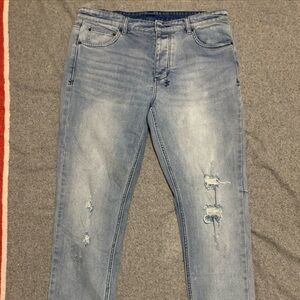 Ksubi Chitch Philly Blue Layover Van Winkle Denim Jeans Mens Size 36
